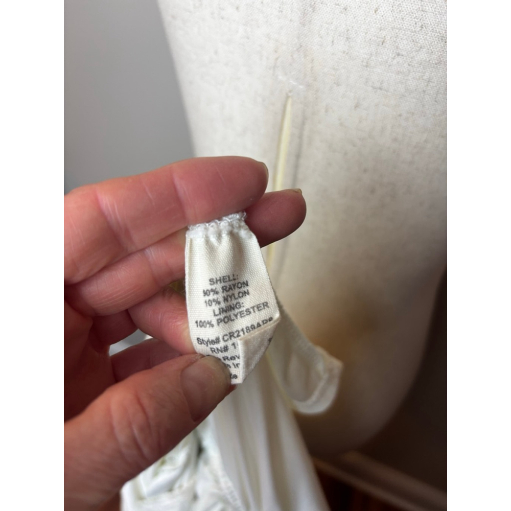 Anthropologie Sweet Wanderer Midi Dress s White Floral spring Easter brunch - Picture 10 of 10